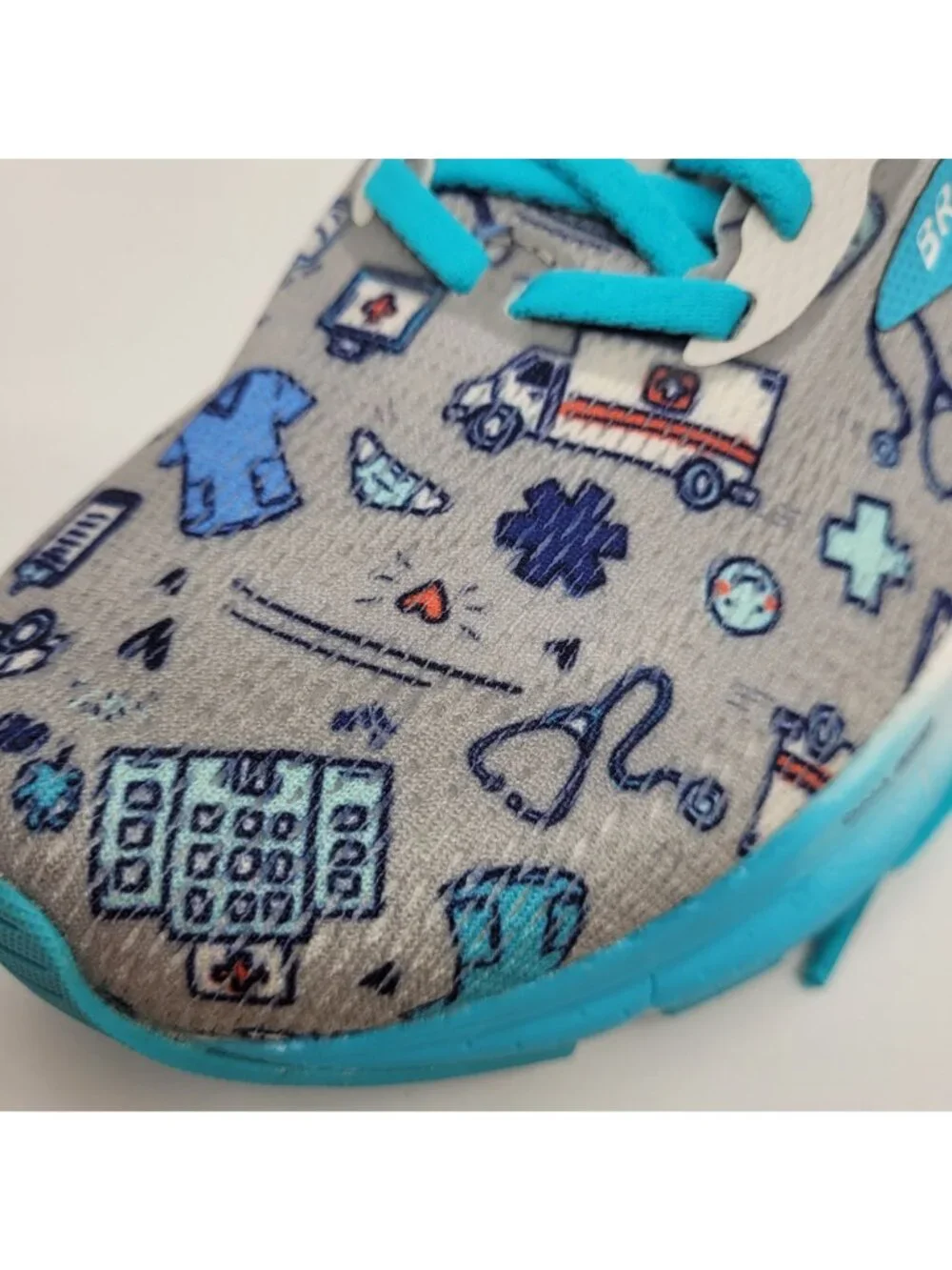 Brooks Trace 4 Hero Pack Grey Blue Women’s Size 8 1204411B052 New NO BOX